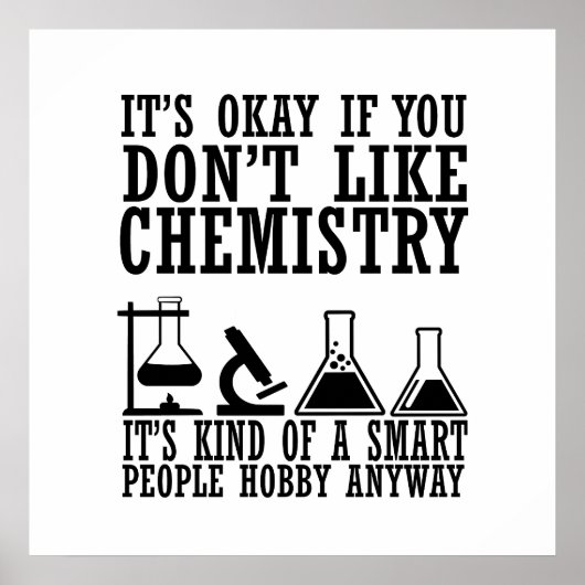 Sarkasmus-Chemie Poster (Vorne)