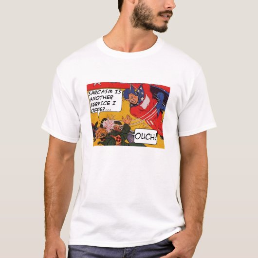Sarkasmus-Comics T-Shirt (Vorderseite)