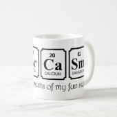 Sarkasmus-Elemente Kaffeetasse (VorderseiteRechts)