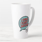 Sarkasmus fließend sprechen milchtasse (Rechte Ecke)
