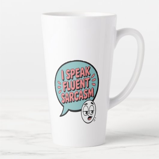 Sarkasmus fließend sprechen milchtasse (Rechts)