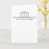 Sarkasmus-Grundlage Karte (Gelbe Blume)