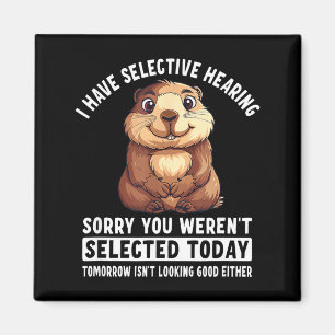 Sarkasmus Humor Murmeltier-Geschenk für Männer Fra Magnet