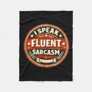Sarkasmus Humor Sarkastische Aussage Lustiger Geis Fleecedecke