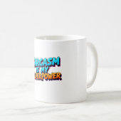 Sarkasmus ist meine Superkraft - Comic-Stil Kaffeetasse (VorderseiteRechts)