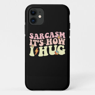 Sarkasmus ist, wie ich groovy Retro umarme Case-Mate iPhone Hülle