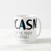 Sarkasmus Kaffeetasse (VorderseiteRechts)