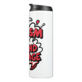 Sarkasmus Meine Zweite Sprache Freche Humor Kunst Thermosbecher (Nach rechts gedreht)