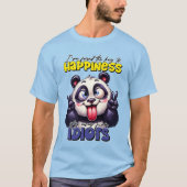 Sarkasmus panda unisex T-Shirt (Vorderseite)