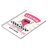 Sarkasmus-Retroherz Notizblock (Linke Seite)