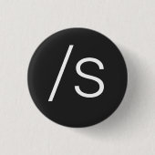 Sarkasmus-Symbol nach vorn Button (Vorderseite)