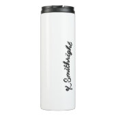 Sarkasmus, weil Menschen zu schlagen illegal ist Thermosbecher (Rückseite)