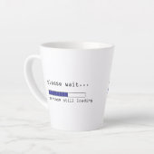 Sarkasmus wird noch geladen milchtasse (Linke Ecke)
