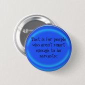 Sarkastikknopf Button (Vorne & Hinten)