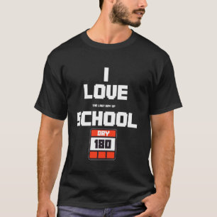 Sarkastisch Ich liebe die Schule Lustiger letzter T-Shirt