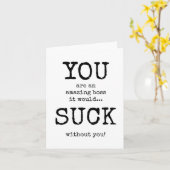 sarkastisch, lustig, Boss-Wertschätzung Karte (Gelbe Blume)