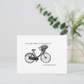 sarkastisch, lustig gedruckte Postkarte (Stehend Vorderseite)