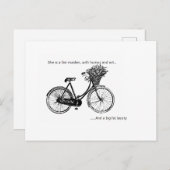 sarkastisch, lustig gedruckte Postkarte (Vorne/Hinten)