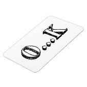 Sarkastisch OK Magnet (Linke Seite)