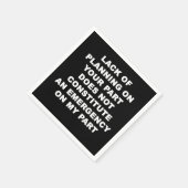 sarkastisch, sarkastisch, lustig, humorvoll, zynis serviette (Ecke)