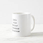 Sarkastisch, Typografie, Zitat, Kaffeetasse (VorderseiteRechts)