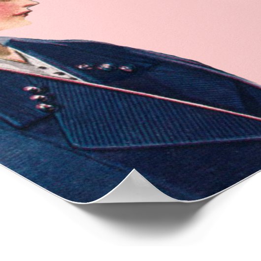 sarkastisch Vintag Poster (Ecke)