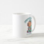 Sarkastische Capybara-Krankenschwester Kaffeetasse (VorderseiteRechts)
