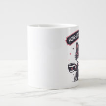 Sarkastische Coole Katze Bandana Kaffee Liebhaber 