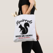 Sarkastische Eichhörnchen machen mich glücklich, d Tasche (Von Nahem)