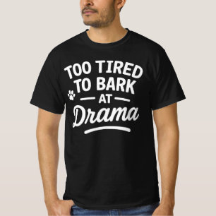 Sarkastische Faulheit-Hund-Chill-Mood-Kunst T-Shirt