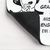 Sarkastische Grammatik-Nazi Mousepad (Ecke)