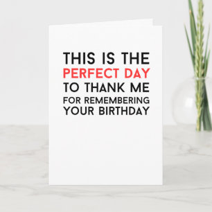 Sarkastische humorvolle lustige Scherz-Karte Karte