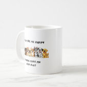 sarkastische Hunde-Tassen Kaffeetasse (Vorderseite Links)
