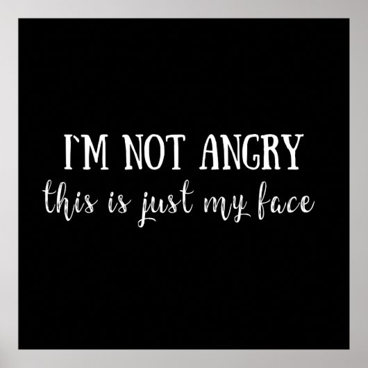 Sarkastische Introvertierte Zitate Poster (Vorne)