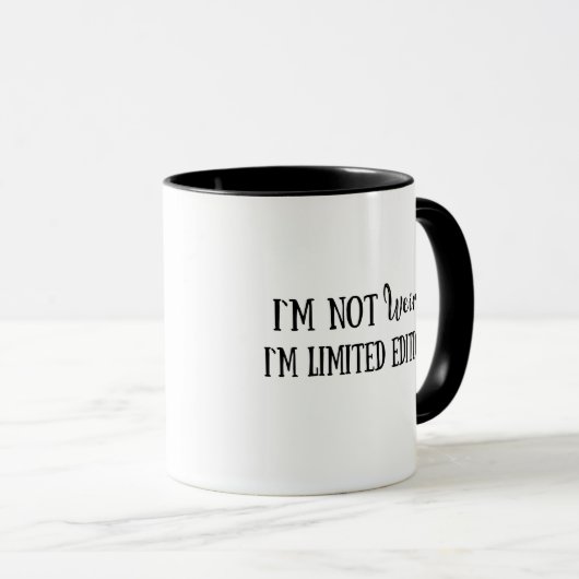 Sarkastische Introvertierte Zitate Tasse (VorderseiteRechts)