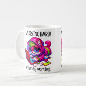 Sarkastische Katze Kaffeetasse (Vorderseite Links)