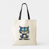 Sarkastische Katzenmutter Geschenk Introvertierte  Tragetasche (Rückseite)