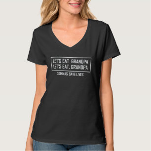 sarkastische Kommata retten Leben T-Shirt