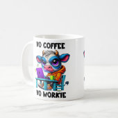 Sarkastische Kuh Kaffeetasse (Vorderseite Links)