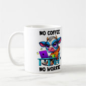 Sarkastische Kuh Kaffeetasse (Links)