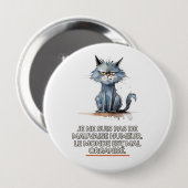 Sarkastische Laune schlechte Laune Button (Vorne & Hinten)