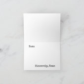 Sarkastische lustige Geschenkkarte Feiertagskarte (Innenseite)