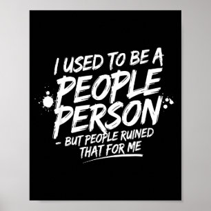 Sarkastische Person, die Grafik sagt Poster