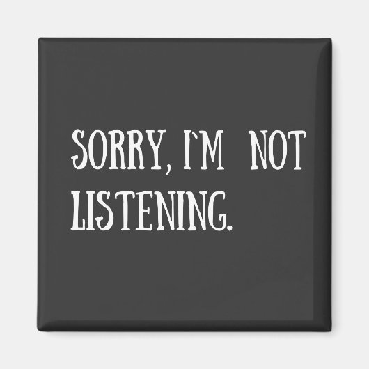 Sarkastische Redewendungen Magnet (Vorne)