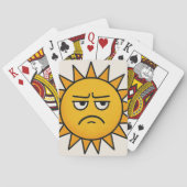 Sarkastische Sonnen Spielkarten (Rückseite)