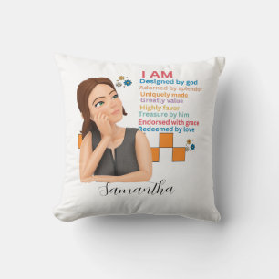 sarkastische Tochter, personalisiert für geistiges Kissen