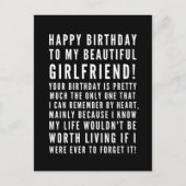 Sarkastische Weihnachtswünsche für eine Freundin Postkarte (Vorderseite)