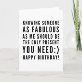 Sarkastische Weihnachtswünsche Karte (Vorderseite)