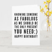 Sarkastische Weihnachtswünsche Karte (Gelbe Blume)