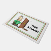 Sarkastische Willkommensmatte Fußmatte (Schrägansicht)